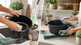 روش نگهداری و شستشوی ظروف گرانیتی