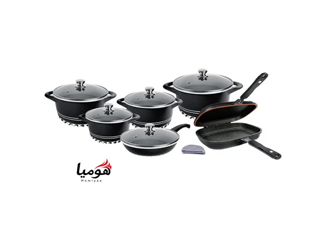 سرویس قابلمه 14 پارچه گرانیت کی اس تی مدل 9210