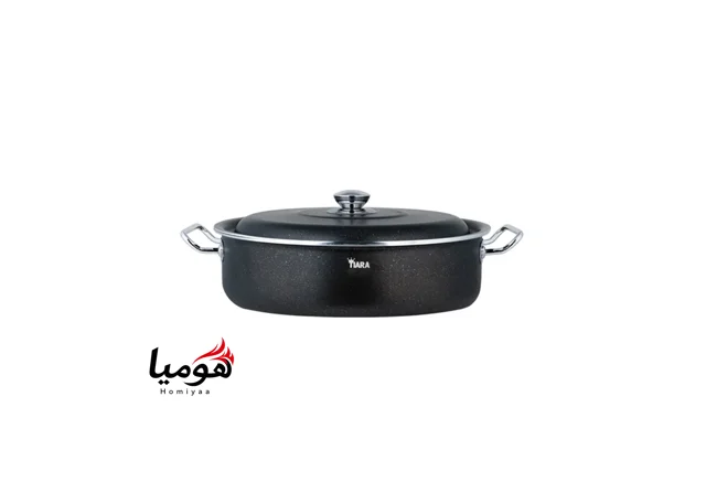تابه گرانیتی درب فلزی تیارا سایز ۳۶